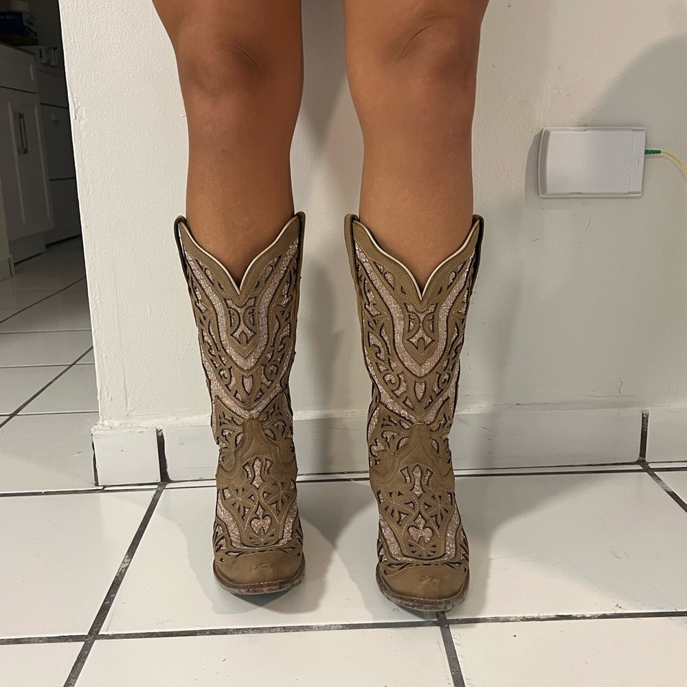 Women's Tan Western Boots